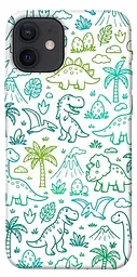 TPU чохол Demsky Dino pattern для Apple iPhone 12 Pro (6.1")