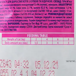 Вологий корм для кішок Brit Premium Cat Chicken & Turkey pouch 100 г (курка та індичка) - мініатюра 5