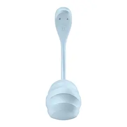 Смарт-віброяйце Satisfyer Smooth Petal Connect App Light Blue - мініатюра 3
