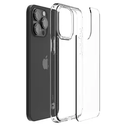 Прозорий чохол Spigen Ultra Hybrid Crystal Clear для iPhone 15 Pro Max (ACS06565) - мініатюра 4