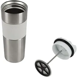 Термокружка Bergner Coffee & Tea Lovers 460 мл біла (BG-37789-WH) - мініатюра 3
