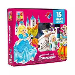 Гра настільна Магнітний театр. Попелюшка Vladi Toys VT3206-53 (4820234763788) shop (4820234763788) - мініатюра 1