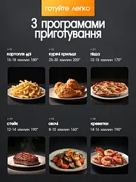 Багатофункціональна мультипіч Sokany AIR FRYER GRILL на 7,5 л 2200 Вт чорний - мініатюра 3