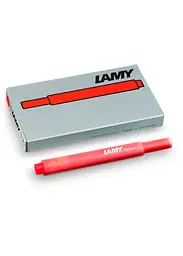 Чорнильний картридж LAMY Tinte T10 червоний 5 шт (набір) (1602076)