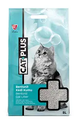 Бентонітовий наповнювач Cat Plus для кошачого туалету Без запаху 5 л 4.25 кг