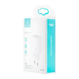 МЗП USAMS CC118 T34 PD Fast Travel Type-C Charger 20W ( EU ) White - мініатюра 2