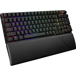 Клавіатура ASUS ROG Strix Scope II 96key NX Snow USB-A/WL/BT EN/UK RGB Black (90MP037A-BKMA00) - мініатюра 2