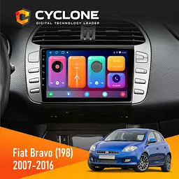 Штатна магнітола Fiat Bravo (198) 2007-2016 Cyclone C9-001 2x32 CPL Cyclone (НФ-00008670)