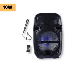 Портативна колонка XPRO ND-6008 валіза 10Вт USB SD FM радіо Bluetooth 1 мікрофон ДУ (MER-15671) - мініатюра 2