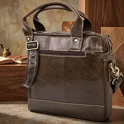 Ділова сумка 20443 Vintage коричнева - мініатюра 4