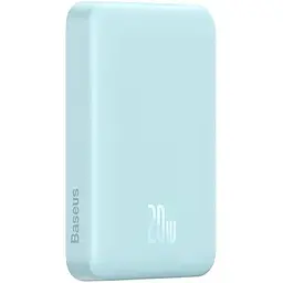 Зовнішній акумулятор Baseus Magnetic Mini Wireless Fast Charge Power Bank 10000mAh 20W Blue (PPCX110103) [102123] - мініатюра 4