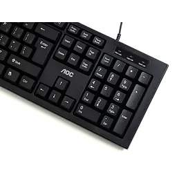 Комплект AOC KM160B USB UA Black (KM160B/97) - мініатюра 6