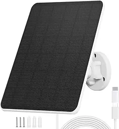 Сонячна панель 6 Вт USB/USB-C для камер відеоспостереження та дверних дзвінків