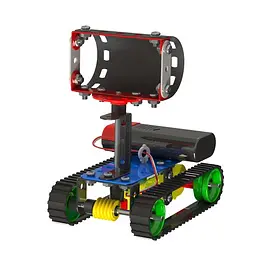 Конструктор Zephyr Robotix-2 металевий з електромотором у кейсі 166 елементів 8 моделей - мініатюра 4