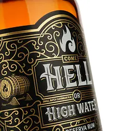 Ром Hell or High Water Reserva Rum 40% 0.7 л у подарунковій упаковці - мініатюра 4