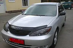 Дефлектор капоту мухобійка Toyota Camry 2001-2006 Євро Кріплення (Vip Tuning) TYA04 - мініатюра 2