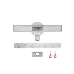 Трап лінійний Geberr GB1-138 50 см з поворотним сифоном 360° CV017377 - мініатюра 5
