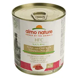 Вологий корм для собак Almo Nature HFC Dog Natural, з тунцем та куркою, 290 г (5522) - мініатюра 2