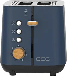 Тостер ECG ST 2768 Timber Petrol - мініатюра 5