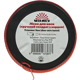 Волосінь для тримерів у бухті Vitals 2.4 мм x 3LB 319 м кручений квадрат з кордом (67387) - мініатюра 3