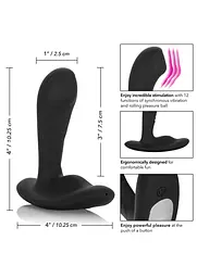 Стимулятор простати CalExotics Eclipse Roller Ball Probe, 10.3 см чорний - мініатюра 3