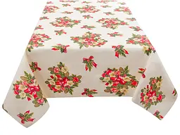 Скатертина Lefard Home Textile Pinas Beig 140х140 см водовідштовхувальна (715-361) - мініатюра 2