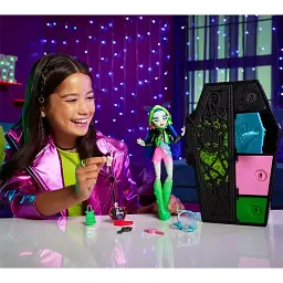 Ігровий набір Monster High Неонові та бомбезні Жахо-секрети Гулії (HNF81) - мініатюра 6