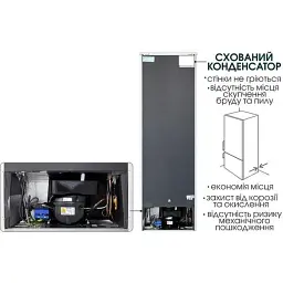 Холодильник Prime Technics RFS 1835 M з морозильною камерою - мініатюра 9