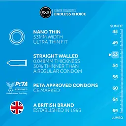 Презервативи EXS Nano Thin, 48 шт. - мініатюра 3