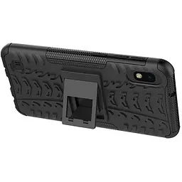 Чохол-накладка Toto Dazzle Kickstand 2 in 1 Case Samsung Galaxy M10 Black - мініатюра 4