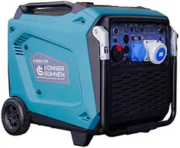 Генератор бензиновий інверторний Konner&Sohnen KS 9500iE S ATSR 230В/400В, ATS, 9.0-9.5кВт, електростартер, пульт, 96кг