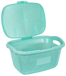 Корзина для білизни Violet House 1002 Віолетта Soft Mint 28 л (6852929) - мініатюра 2