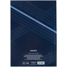 Книга записна Axent Lines А4, 96 аркушів, клітинка, синя (8422-581-A) - мініатюра 5