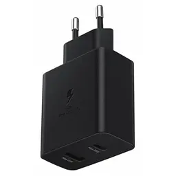Зарядний пристрій Samsung 35W PD Power Adapter Duo Black (EP-TA220NBEGRU) - мініатюра 3