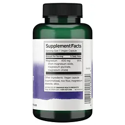 Комплекс магнію Swanson Triple Magnesium Complex 400 mg 100 вегакапсул - мініатюра 2