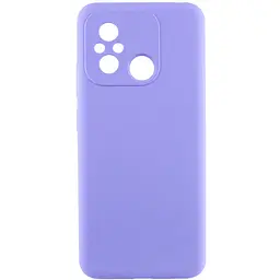 Чохол Lakshmi Silicone Cover Full Camera (AAA) для Xiaomi Redmi 12C Бузковий / Dasheen