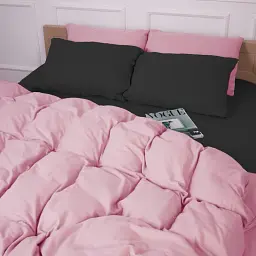 Підковдра MirSon Фланель Black-Pink 110х140 см (2200009661969) - мініатюра 5