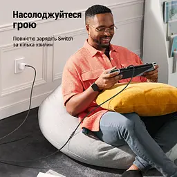 Кабель-подовжувач UGREEN US372 USB-C 3.2 10 Гбіт/с PD 100 Вт 1 м чорний (45191) - мініатюра 8