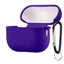 Чохол Silicone Case + Carbine для Apple AirPods Pro 2 Deep Purple [102097]