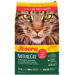 Сухий корм для котів Josera NatureCat 10+1 кг