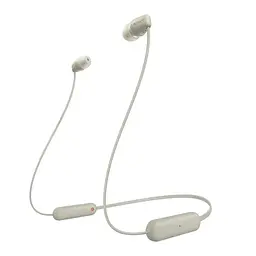 Навушники Sony WI-C100 Beige (WIC100C.CE7) - мініатюра 1