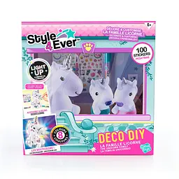 Набір для творчості Canal Toys DIY Style 4 Ever Мої улюбленці Родина сяючіх єдинорогів (OFG287) - мініатюра 13