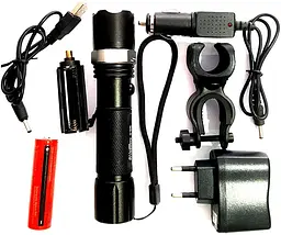 Ліхтарик ручний TOTO KM 110 (USB Gharge) Black - мініатюра 2