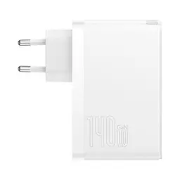 Адаптер - зарядний пристрій Baseus 140W GaN5 Pro Fast Charger + C to C кабель (CCGP100202) - мініатюра 3