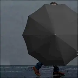 Автоматична парасолька Zuodu Umbrella LED ZD220 чорна - мініатюра 6