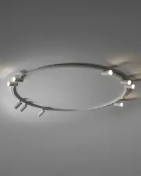 Люстра Nowodvorski 11951 Fourty Round GU10 R35 9x10W IP20 біла - мініатюра 2
