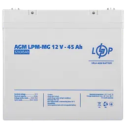 Комплект з двох акумуляторних мультигелевих батарей для ДБЖ 12V 90Ah (45Ah + 45Ah) 1080Wh - мініатюра 2