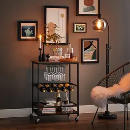 Стелаж Leobert Modern на колесах в стилі Loft - мініатюра 7