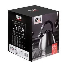 Чайник для плит Resto Lyra 2.7 л сталевий (90603) - мініатюра 10
