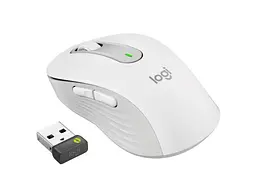 Мишка бездротова Logitech M650 L Wireless Signature Off-White 910-006349 White - мініатюра 2
